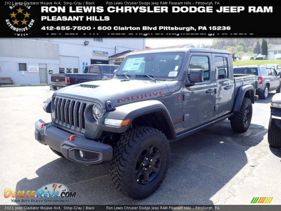 2021 Jeep Gladiator Mojave 4x4 Sting-Gray / Black Photo #1