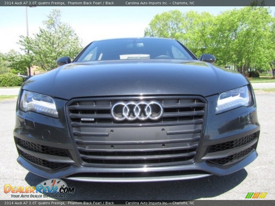 2014 Audi A7 3.0T quattro Prestige Phantom Black Pearl / Black Photo #4