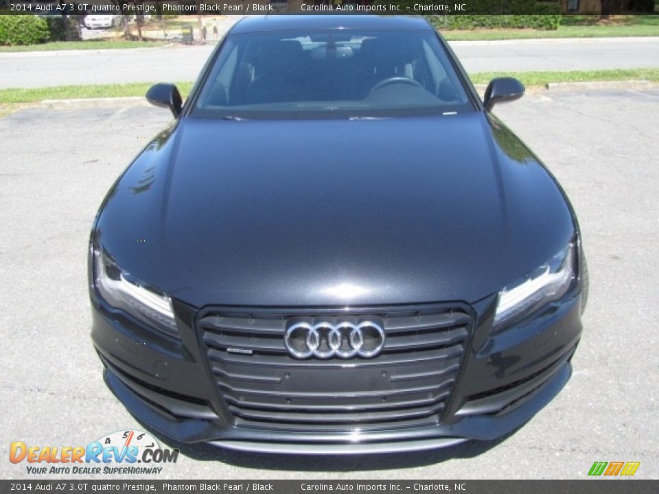 2014 Audi A7 3.0T quattro Prestige Phantom Black Pearl / Black Photo #5
