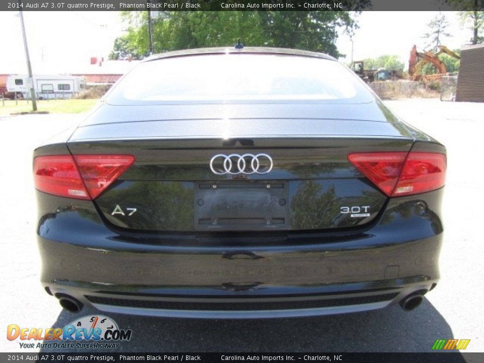 2014 Audi A7 3.0T quattro Prestige Phantom Black Pearl / Black Photo #9