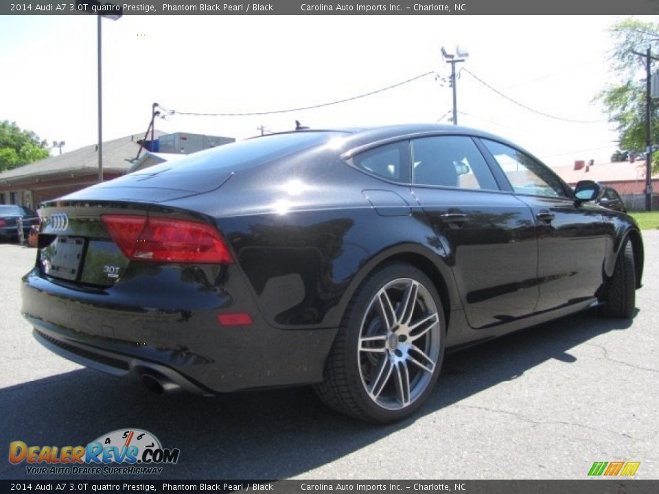 2014 Audi A7 3.0T quattro Prestige Phantom Black Pearl / Black Photo #10