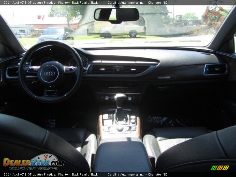 2014 Audi A7 3.0T quattro Prestige Phantom Black Pearl / Black Photo #13