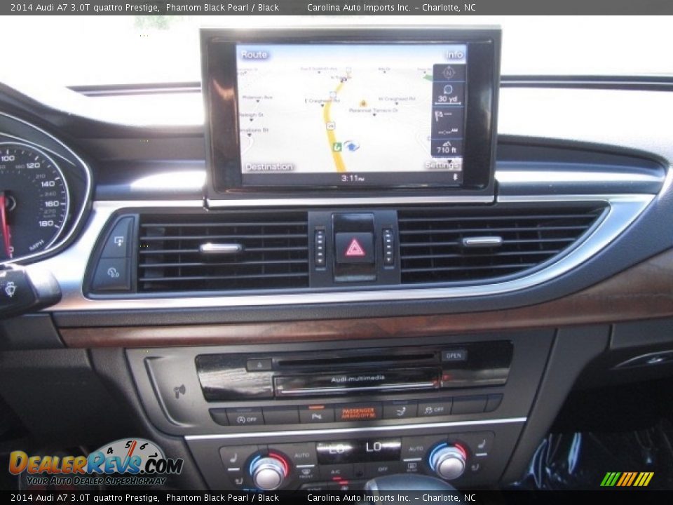 2014 Audi A7 3.0T quattro Prestige Phantom Black Pearl / Black Photo #16