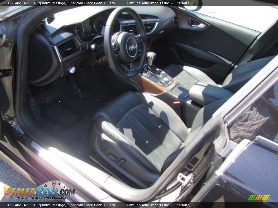 2014 Audi A7 3.0T quattro Prestige Phantom Black Pearl / Black Photo #17