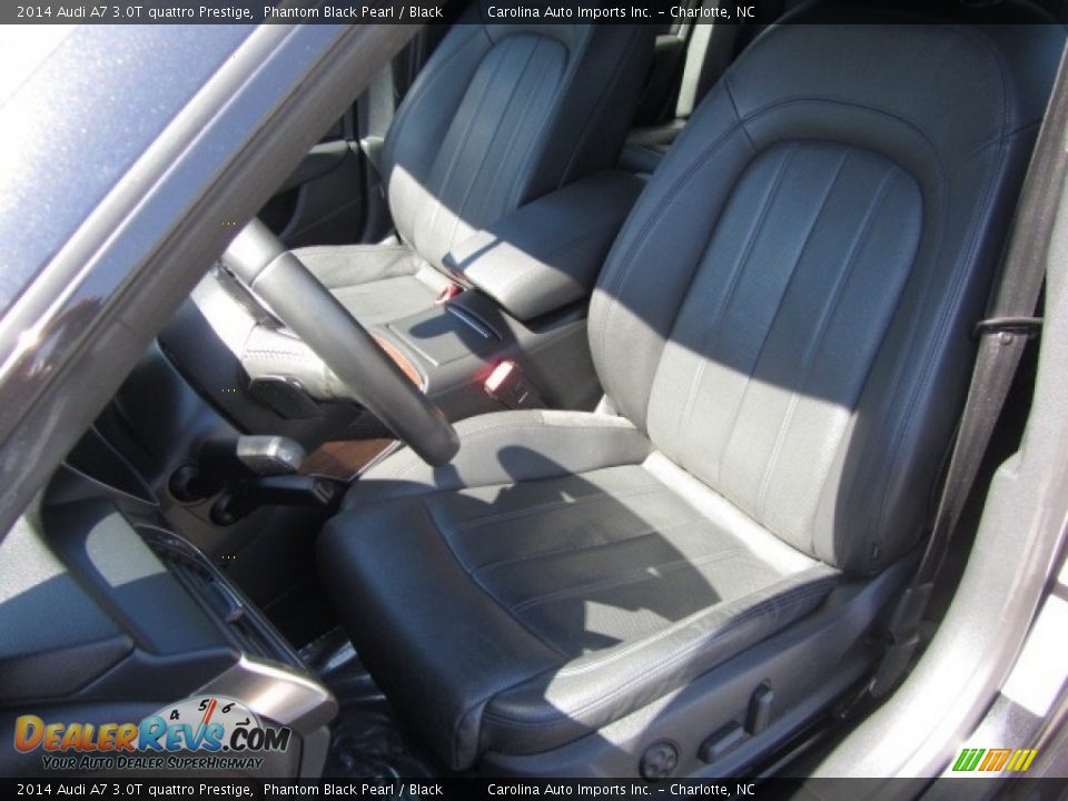 2014 Audi A7 3.0T quattro Prestige Phantom Black Pearl / Black Photo #18