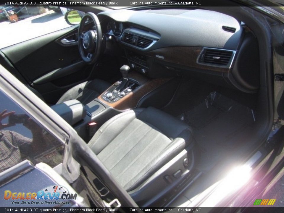 2014 Audi A7 3.0T quattro Prestige Phantom Black Pearl / Black Photo #21