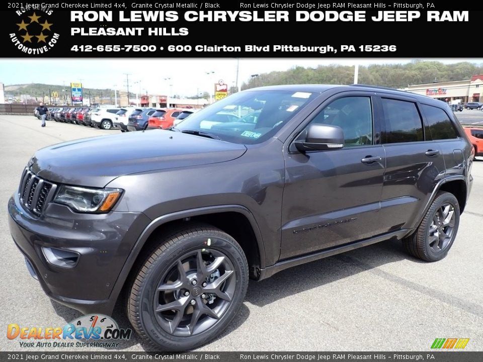 2021 Jeep Grand Cherokee Limited 4x4 Granite Crystal Metallic / Black Photo #1