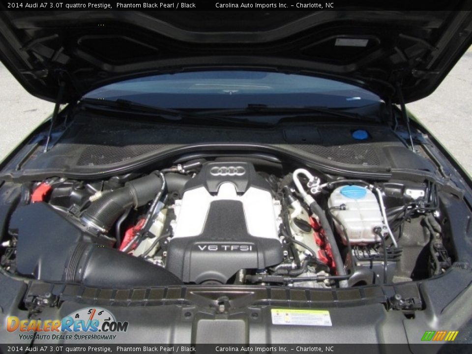 2014 Audi A7 3.0T quattro Prestige Phantom Black Pearl / Black Photo #25