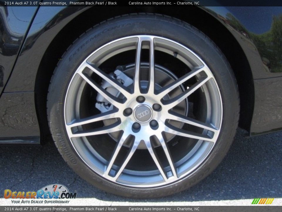 2014 Audi A7 3.0T quattro Prestige Phantom Black Pearl / Black Photo #26