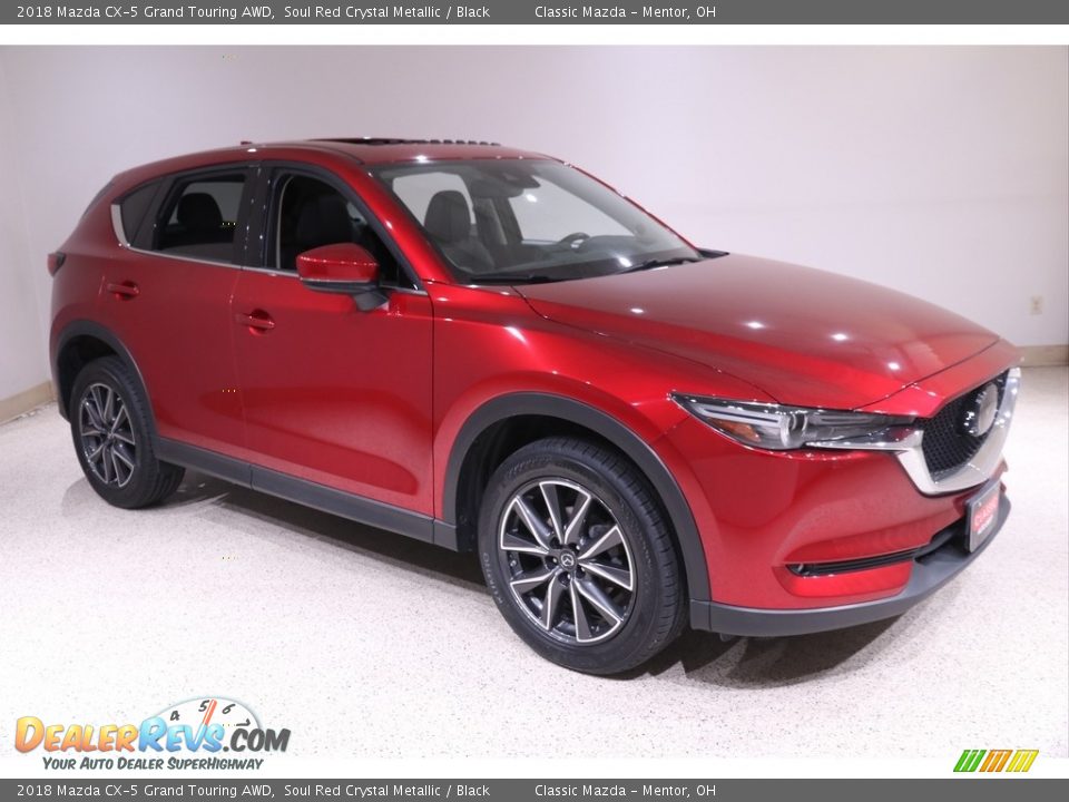 2018 Mazda CX-5 Grand Touring AWD Soul Red Crystal Metallic / Black Photo #1