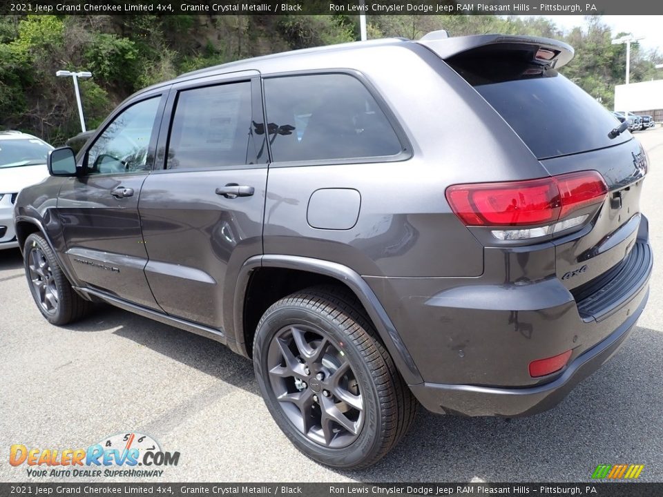 2021 Jeep Grand Cherokee Limited 4x4 Granite Crystal Metallic / Black Photo #3