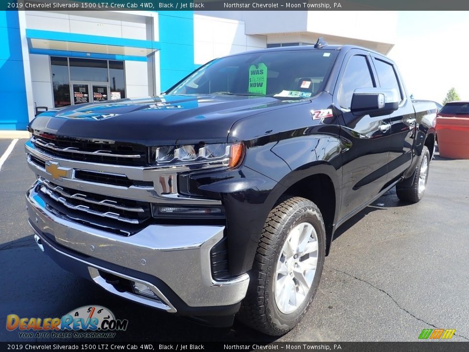 2019 Chevrolet Silverado 1500 LTZ Crew Cab 4WD Black / Jet Black Photo #2