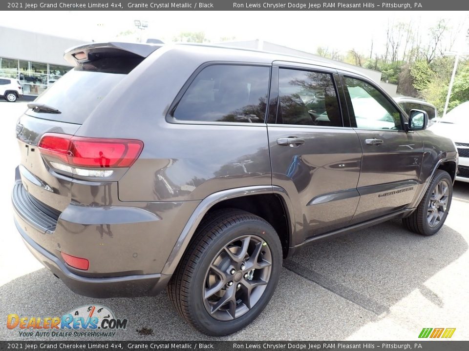 2021 Jeep Grand Cherokee Limited 4x4 Granite Crystal Metallic / Black Photo #6