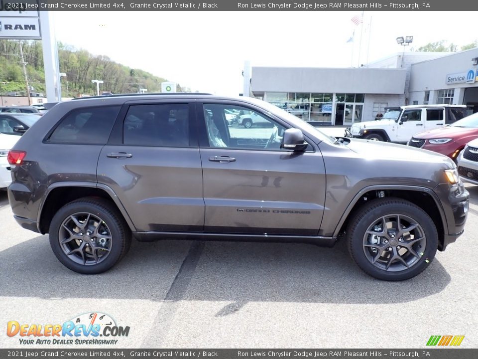 2021 Jeep Grand Cherokee Limited 4x4 Granite Crystal Metallic / Black Photo #7