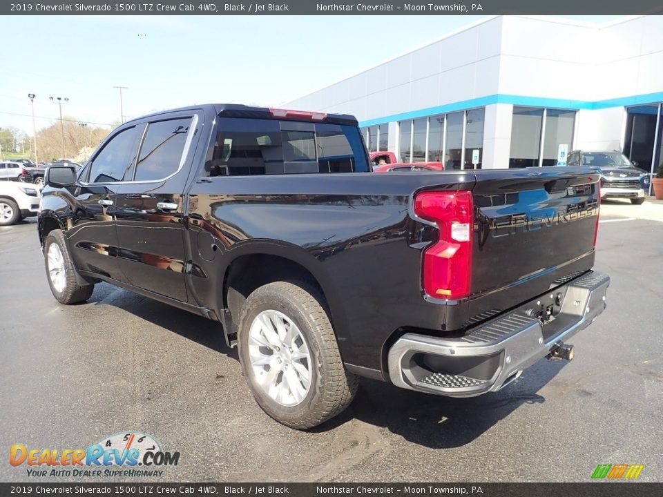 2019 Chevrolet Silverado 1500 LTZ Crew Cab 4WD Black / Jet Black Photo #4