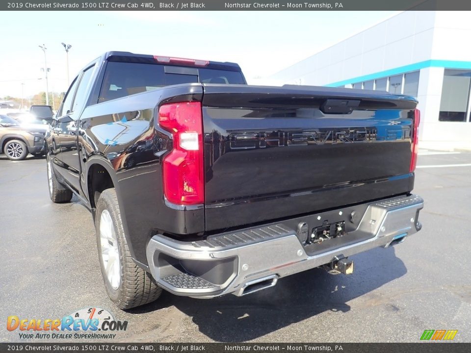 2019 Chevrolet Silverado 1500 LTZ Crew Cab 4WD Black / Jet Black Photo #5