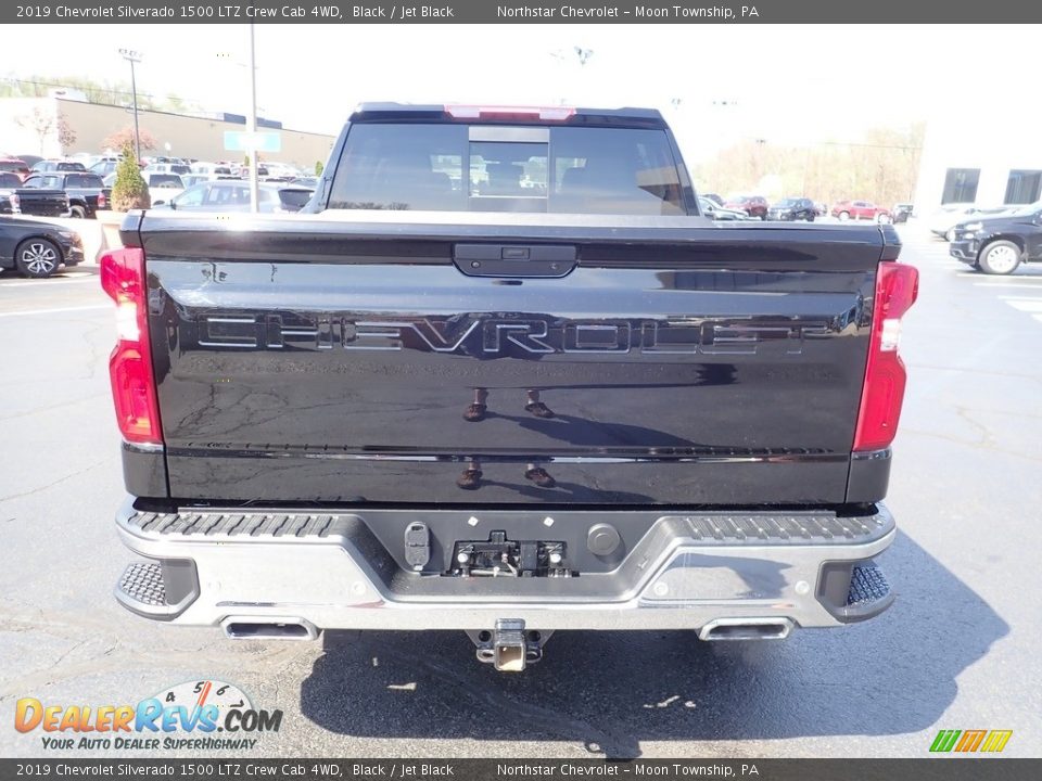 2019 Chevrolet Silverado 1500 LTZ Crew Cab 4WD Black / Jet Black Photo #6