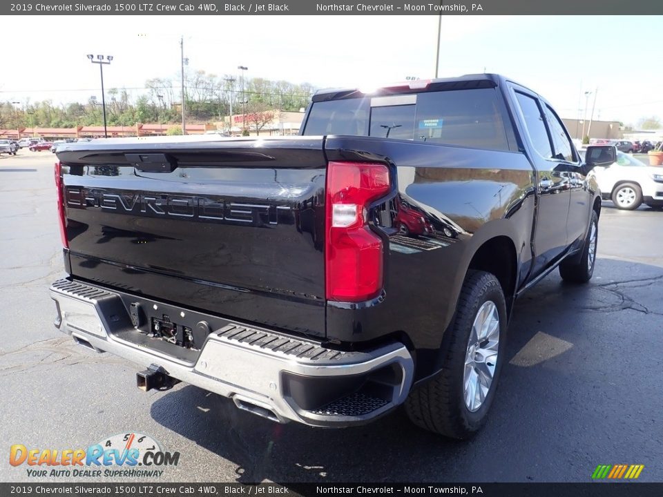 2019 Chevrolet Silverado 1500 LTZ Crew Cab 4WD Black / Jet Black Photo #7