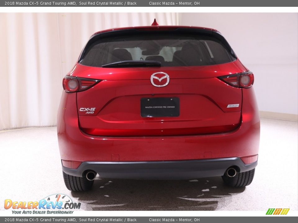 2018 Mazda CX-5 Grand Touring AWD Soul Red Crystal Metallic / Black Photo #16