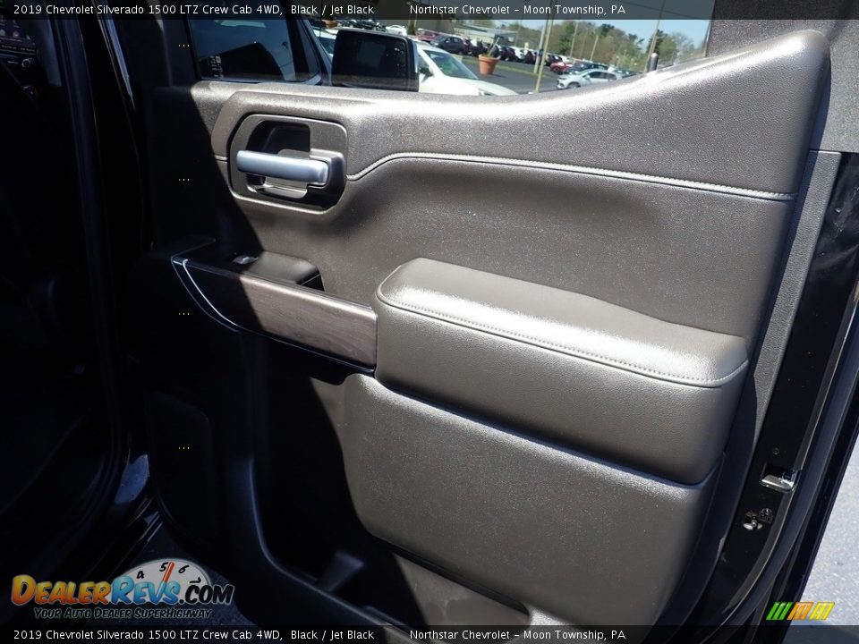 2019 Chevrolet Silverado 1500 LTZ Crew Cab 4WD Black / Jet Black Photo #19