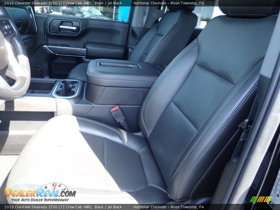 2019 Chevrolet Silverado 1500 LTZ Crew Cab 4WD Black / Jet Black Photo #22