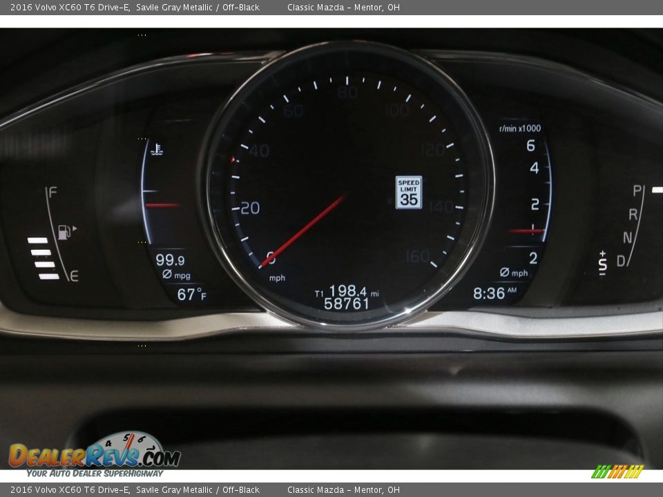 2016 Volvo XC60 T6 Drive-E Gauges Photo #8