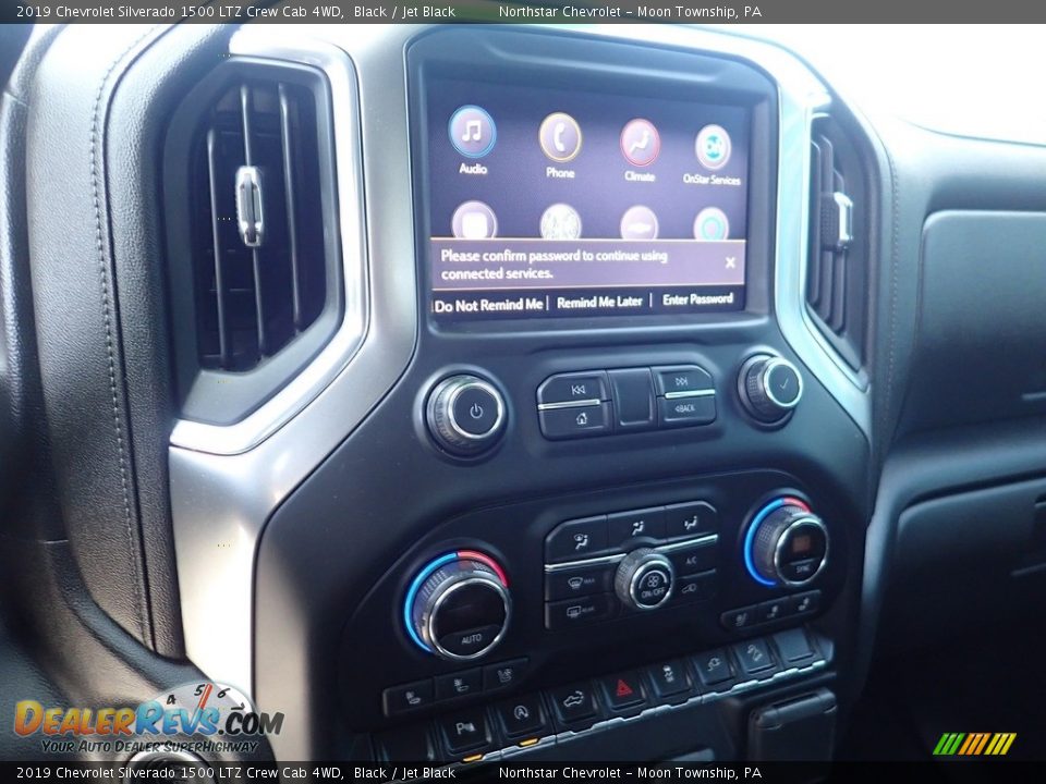 2019 Chevrolet Silverado 1500 LTZ Crew Cab 4WD Black / Jet Black Photo #27