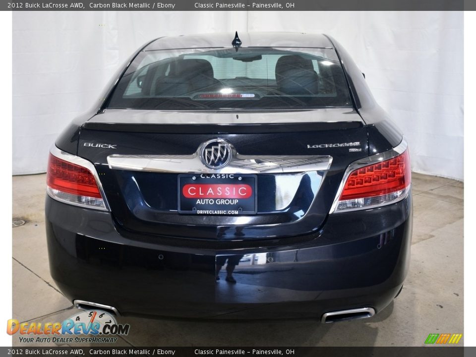 2012 Buick LaCrosse AWD Carbon Black Metallic / Ebony Photo #3