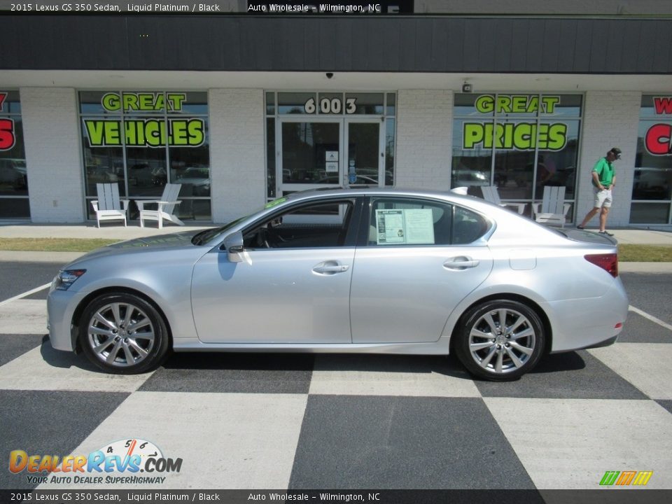 2015 Lexus GS 350 Sedan Liquid Platinum / Black Photo #1