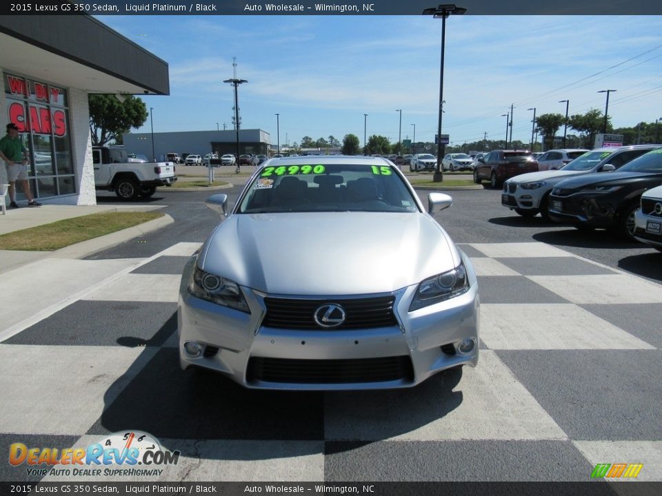 2015 Lexus GS 350 Sedan Liquid Platinum / Black Photo #2