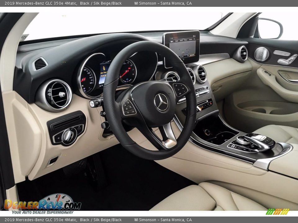 2019 Mercedes-Benz GLC 350e 4Matic Black / Silk Beige/Black Photo #4