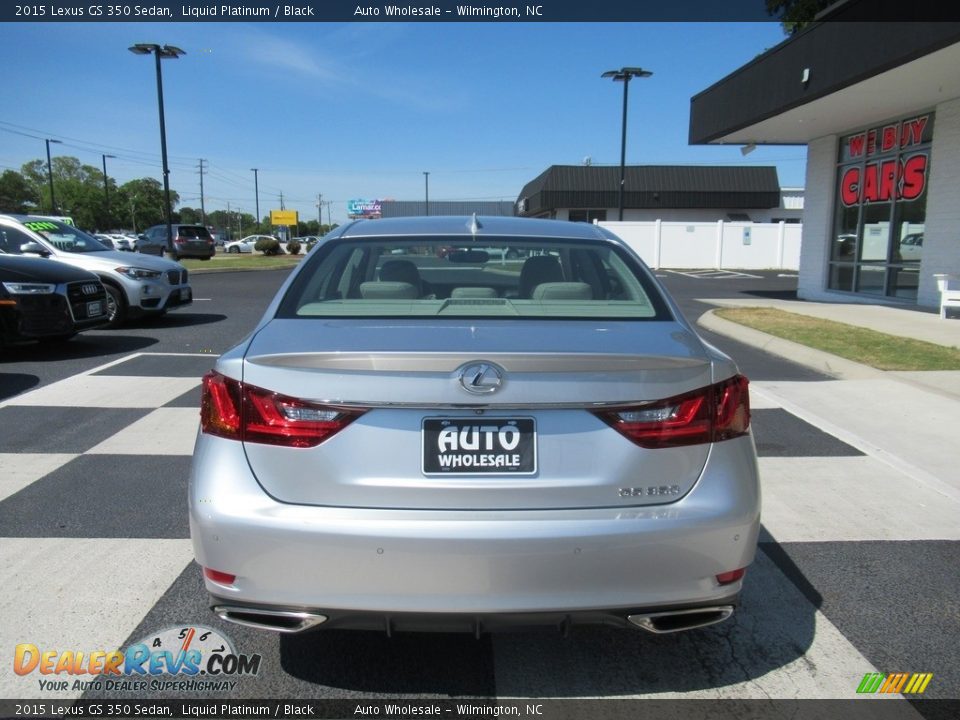 2015 Lexus GS 350 Sedan Liquid Platinum / Black Photo #4