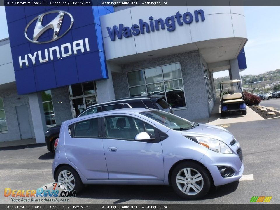 2014 Chevrolet Spark LT Grape Ice / Silver/Silver Photo #2