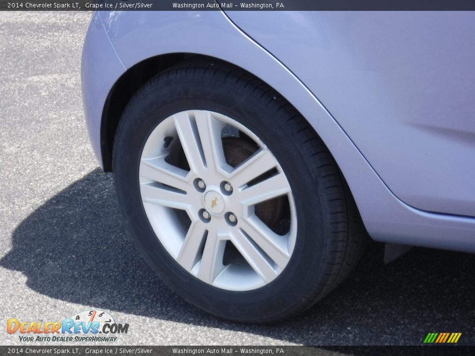 2014 Chevrolet Spark LT Grape Ice / Silver/Silver Photo #3