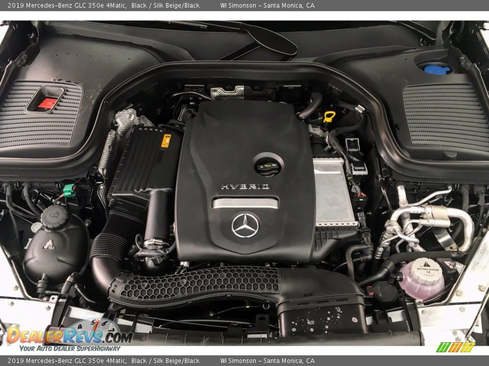 2019 Mercedes-Benz GLC 350e 4Matic Black / Silk Beige/Black Photo #8