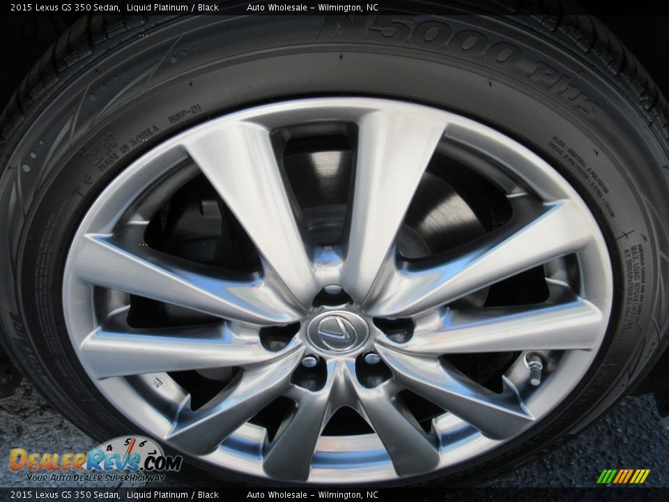 2015 Lexus GS 350 Sedan Liquid Platinum / Black Photo #7