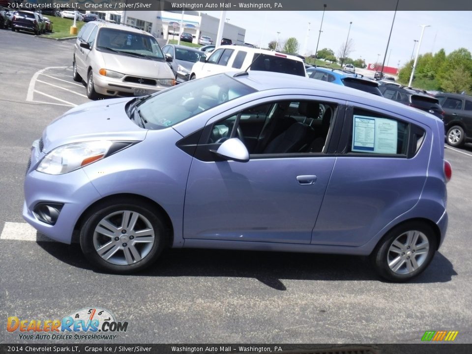 2014 Chevrolet Spark LT Grape Ice / Silver/Silver Photo #6