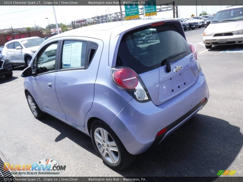 2014 Chevrolet Spark LT Grape Ice / Silver/Silver Photo #7