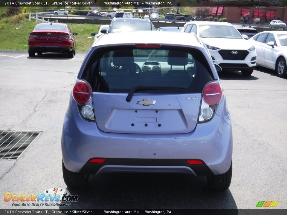 2014 Chevrolet Spark LT Grape Ice / Silver/Silver Photo #8