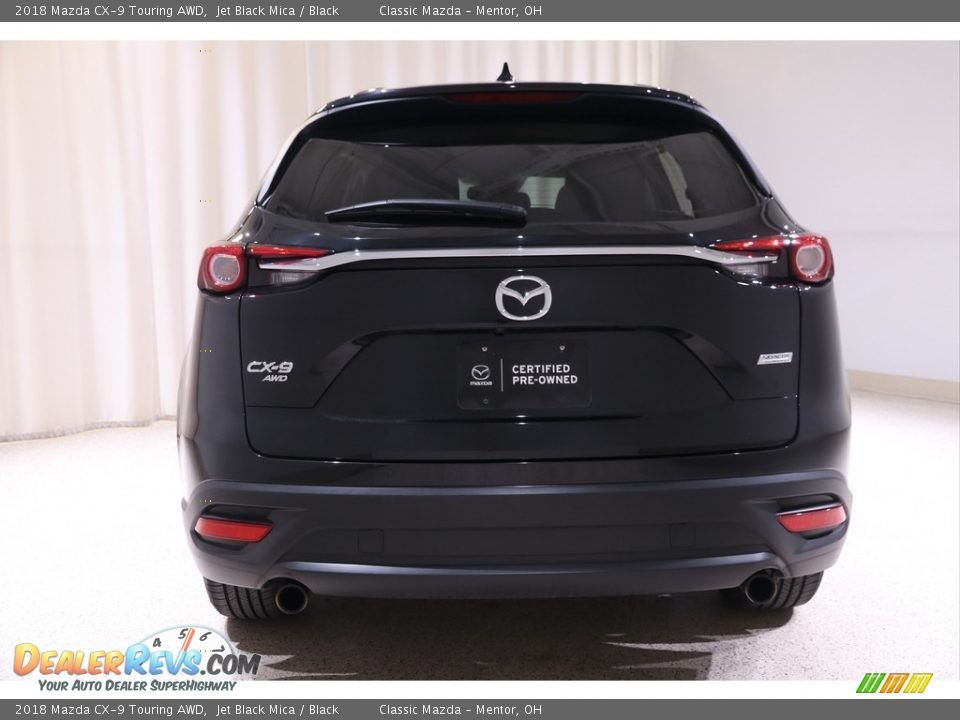 2018 Mazda CX-9 Touring AWD Jet Black Mica / Black Photo #18