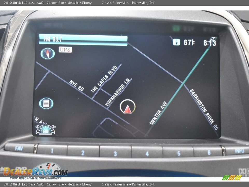 Navigation of 2012 Buick LaCrosse AWD Photo #16