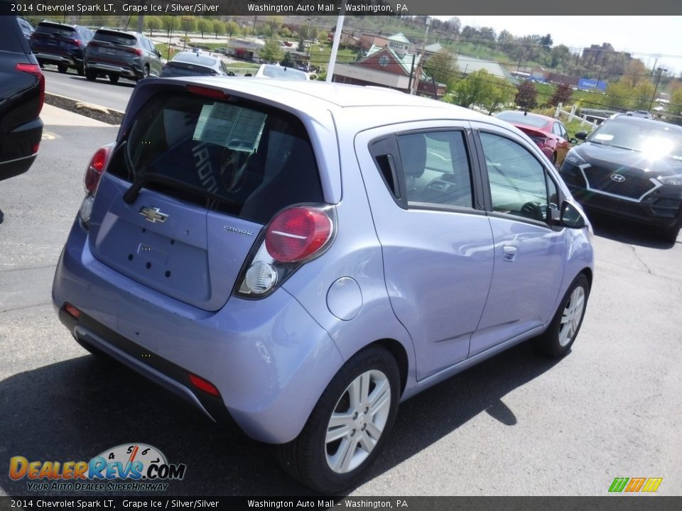 2014 Chevrolet Spark LT Grape Ice / Silver/Silver Photo #9