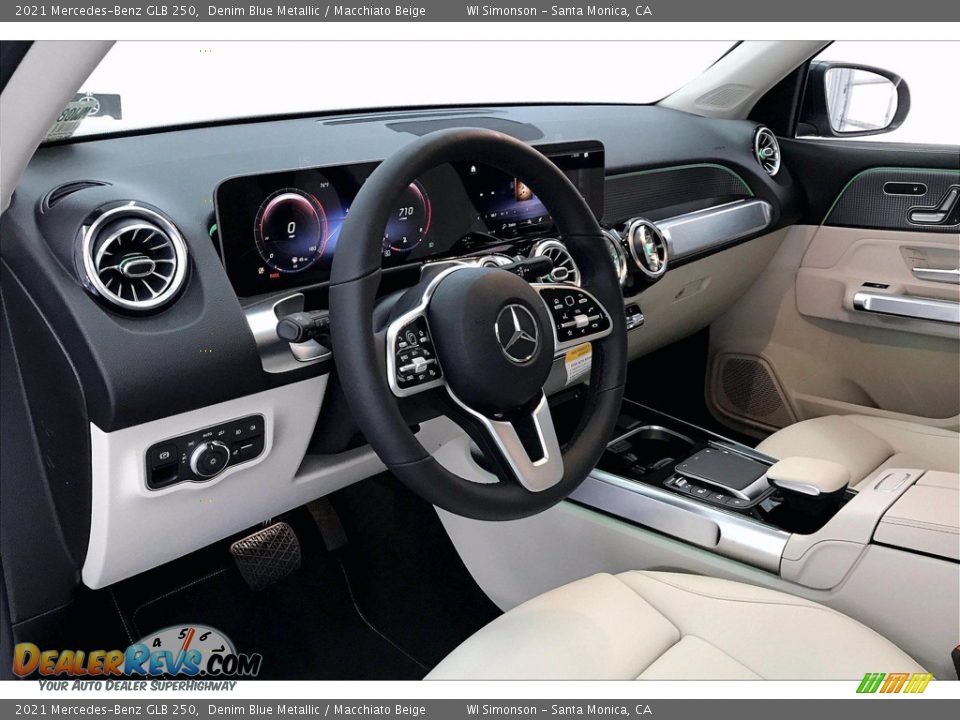 2021 Mercedes-Benz GLB 250 Denim Blue Metallic / Macchiato Beige Photo #4