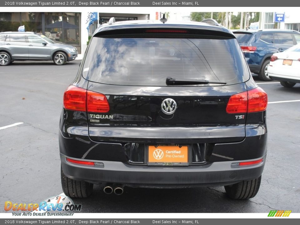 2018 Volkswagen Tiguan Limited 2.0T Deep Black Pearl / Charcoal Black Photo #8