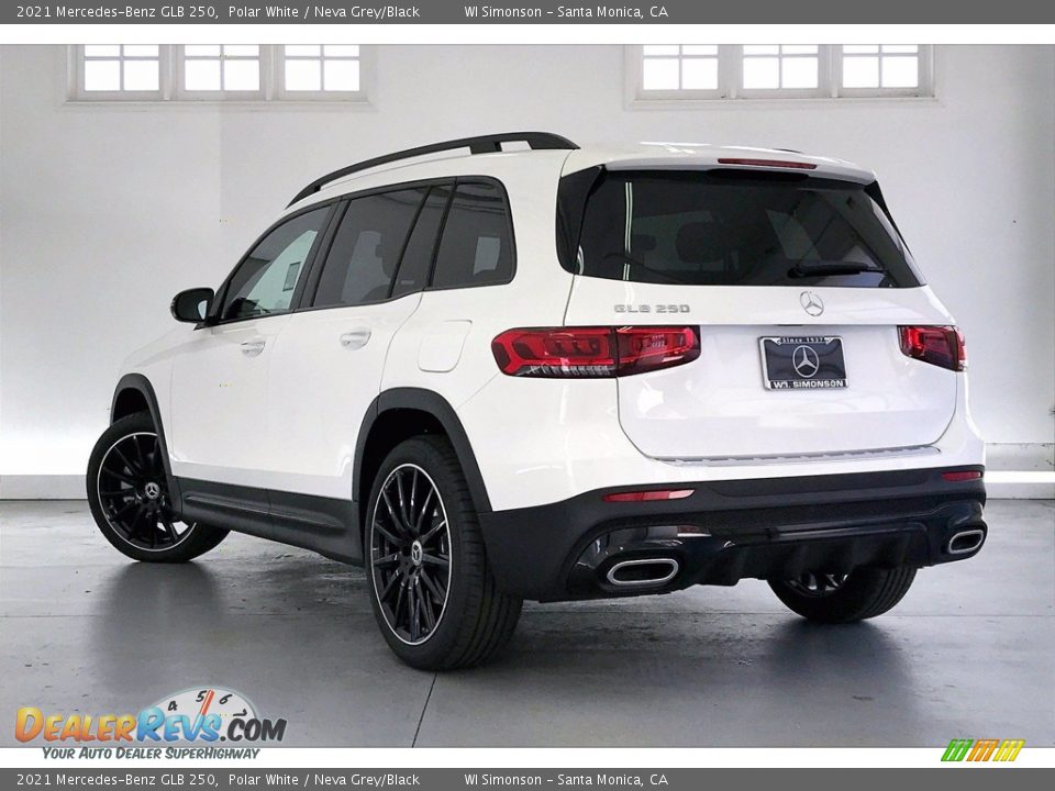 2021 Mercedes-Benz GLB 250 Polar White / Neva Grey/Black Photo #2