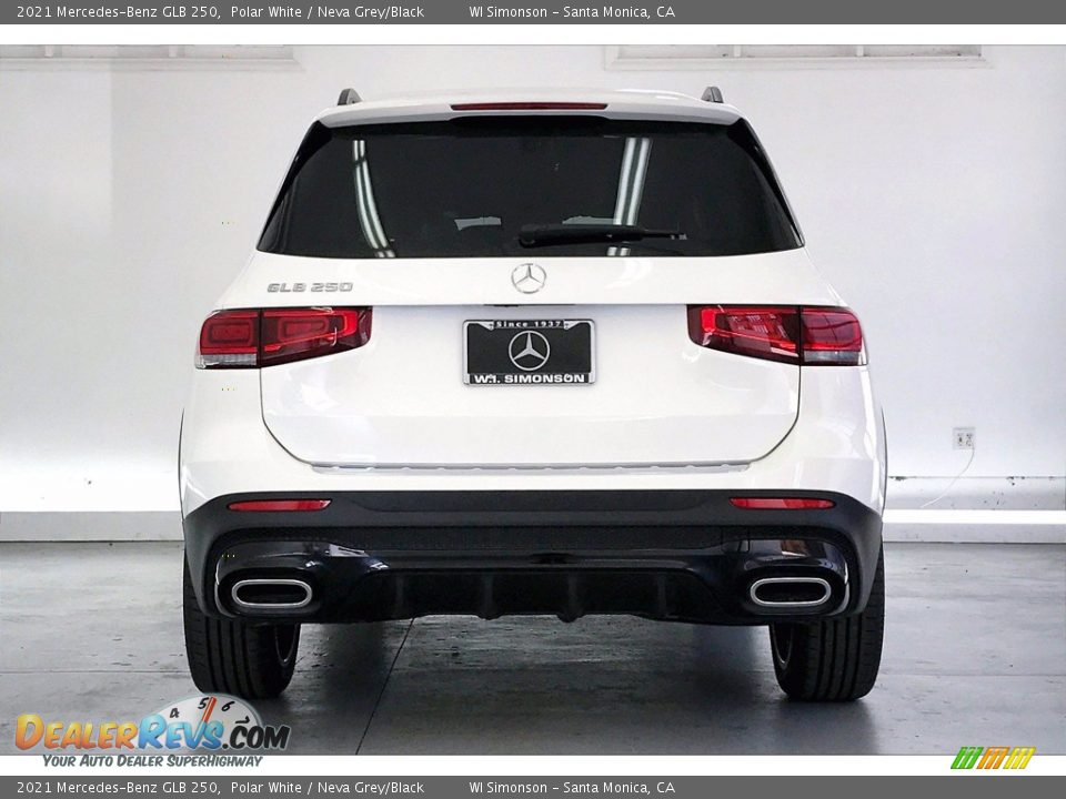 2021 Mercedes-Benz GLB 250 Polar White / Neva Grey/Black Photo #3