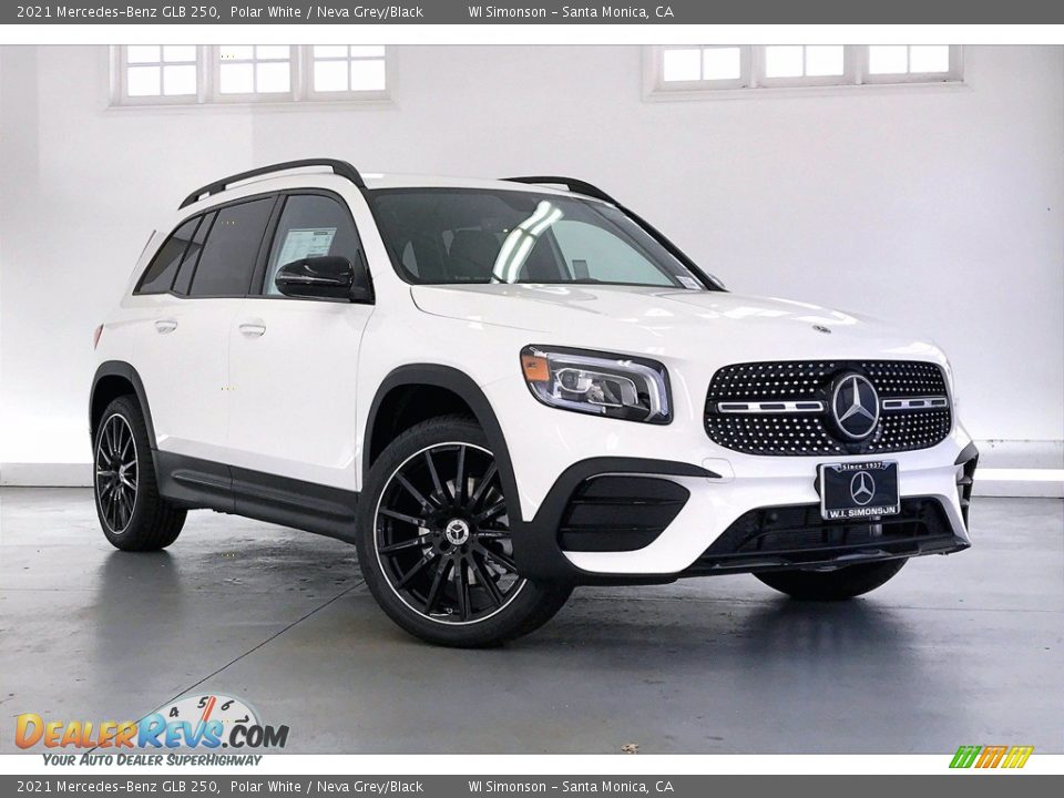 2021 Mercedes-Benz GLB 250 Polar White / Neva Grey/Black Photo #12