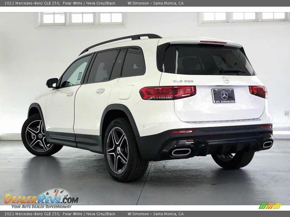 2021 Mercedes-Benz GLB 250 Polar White / Neva Grey/Black Photo #2