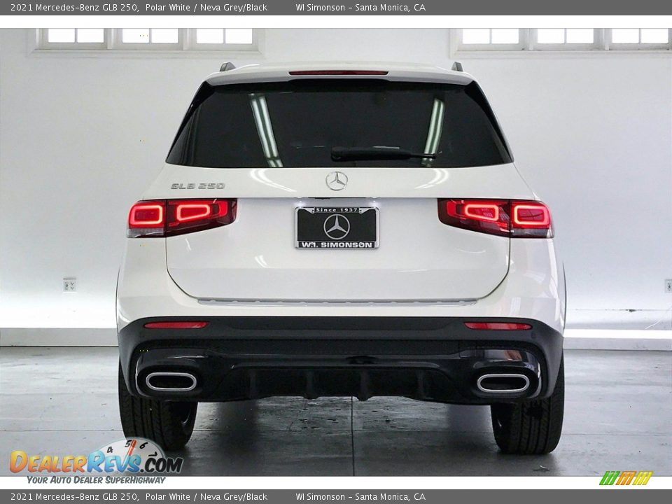 2021 Mercedes-Benz GLB 250 Polar White / Neva Grey/Black Photo #3