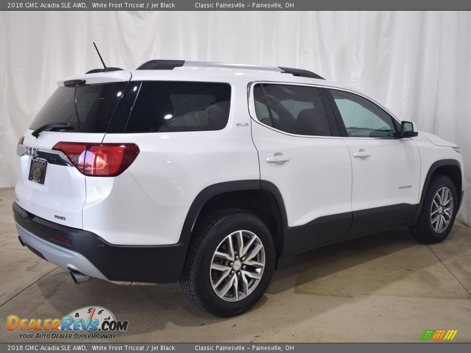 2018 GMC Acadia SLE AWD White Frost Tricoat / Jet Black Photo #2